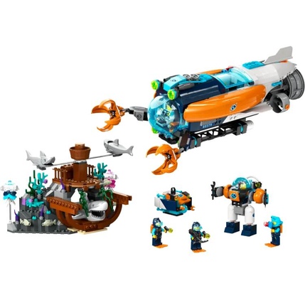 Konstruktor LEGO CITY EXPLORATION DEEP SEA EXPLORER SUBMARINE