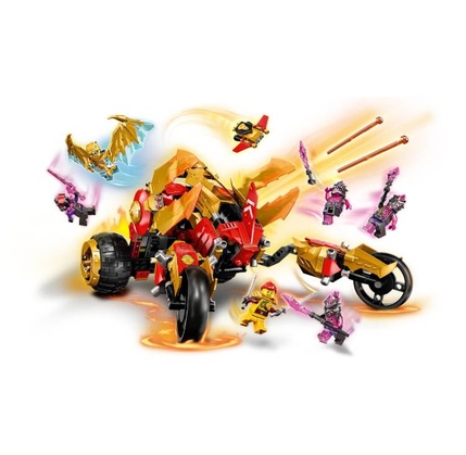 Konstruktor LEGO NINJAGO KAIS GOLDEN DRAGONRAIDER