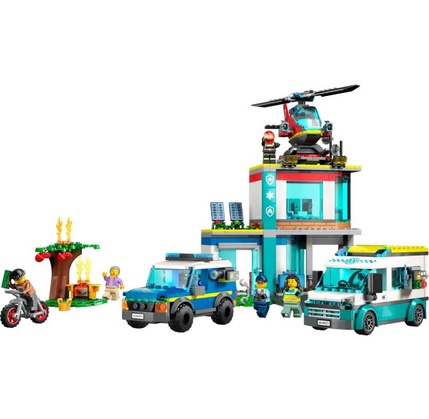 Konstruktor LEGO CITY EMERGENCY VEHICLES HQ