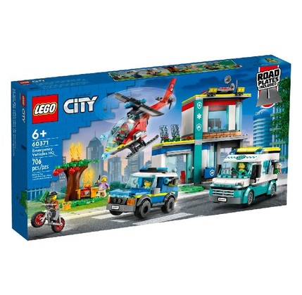 Konstruktor LEGO CITY EMERGENCY VEHICLES HQ