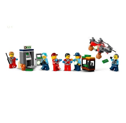 Konstruktor LEGO CITY POLICE CHASE AT THE BANK