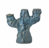 Şamdan Bloomingville Tahoka Stoneware Blue 19x19x9,5 sm