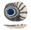 Dekorativ boşqab Bloomingville Yamato Blue Stoneware 31x4x26,5 sm