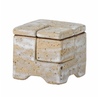 Zərgərlik qutusu Bloomingville Madox Stoneware Grey 8x8x8 sm