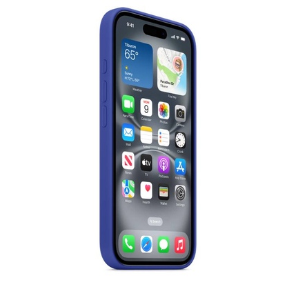 Çexol Apple iPhone 16 Silicone Case with MagSafe - Ultramarine (MYY63ZM/A)