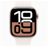 Smart saat Apple Watch Series 10 GPS 42mm Rose Gold Aluminium Case with Light Blush Sport Band - S/M (MWWH3QI/A)