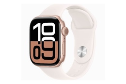 Smart saat Apple Watch Series 10 GPS 42mm Rose Gold Aluminium Case with Light Blush Sport Band - S/M (MWWH3QI/A)