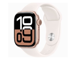 Smart saat Apple Watch Series 10 GPS 42mm Rose Gold Aluminium Case with Light Blush Sport Band - S/M (MWWH3QI/A)