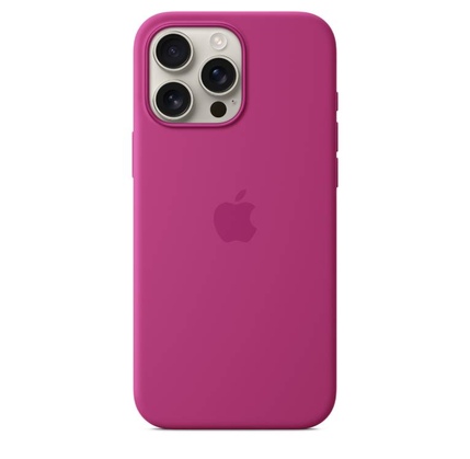 Çexol Apple iPhone 16 Pro Max Silicone Case with MagSafe - Fuchsia (MYYX3ZM/A)