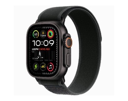 Smart saat Apple Watch Ultra 2 GPS + Cellular 49mm Black Titanium Case with Black Trail Loop - M/L (MX4V3RB/A)