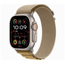 Smart saat Apple Watch Ultra 2 GPS + Cellular 49mm Natural Titanium Case with Tan Alpine Loop - Medium (MX4F3RB/A)