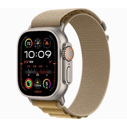 Smart saat Apple Watch Ultra 2 GPS + Cellular 49mm Natural Titanium Case with Tan Alpine Loop - Medium (MX4F3RB/A)