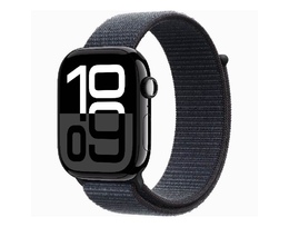 Smart saat Apple Watch Series 10 GPS 46mm Jet Black Aluminium Case with Ink Sport Loop (MWWR3QI/A)