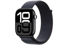 Smart saat Apple Watch Series 10 GPS, 46mm Jet Black Aluminium Case with Ink Sport Loop (MWWR3QI/A)