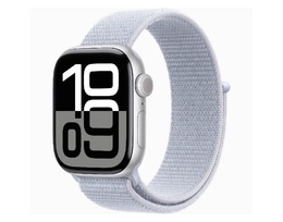 Smart saat Apple Watch Series 10 GPS 42mm Silver Aluminium Case with Blue Cloud Sport Loop (MWWD3QI/A)