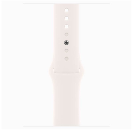 Smart saat Apple Watch Series 10 GPS 46mm Rose Gold Aluminium Case with Light Blush Sport Band - M/L (MWWU3QI/A)