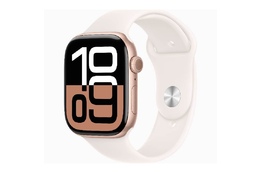 Smart saat Apple Watch Series 10 GPS 46mm Rose Gold Aluminium Case with Light Blush Sport Band - M/L (MWWU3QI/A)