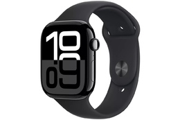 Smart saat Apple Watch Series 10 GPS, 42mm Jet Black Aluminium Case with Black Sport Band - S/M (MWWE3QI/A)