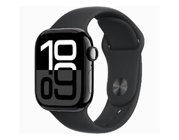 Smart saat Apple Watch Series 10 GPS 42mm Jet Black Aluminium Case with Black Sport Band - S/M (MWWE3QI/A)