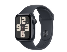 Smart saat Apple Watch SE GPS Gen.2 (2024), 40mm Midnight Aluminium Midnight Sport Band S/M (MXE73QI/A)