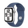 Smart saat Apple Watch SE GPS Gen.2 (2024), 40mm Silver Aluminium Denim Sport Band S/M (MXEC3QI/A)