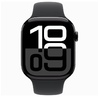 Smart saat Apple Watch Series 10 GPS 46mm Jet Black Aluminium Case with Black Sport Band - M/L (MWWQ3QI/A)