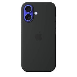 Çexol Apple iPhone 16 Silicone Case with MagSafe - Black (MYY13ZM/A)