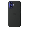 Çexol Apple iPhone 16 Silicone Case with MagSafe - Black (MYY13ZM/A)