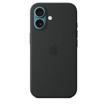 Çexol Apple iPhone 16 Silicone Case with MagSafe - Black (MYY13ZM/A)