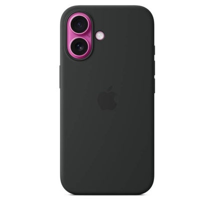 Çexol Apple iPhone 16 Silicone Case with MagSafe - Black (MYY13ZM/A)