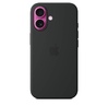 Çexol Apple iPhone 16 Silicone Case with MagSafe - Black (MYY13ZM/A)