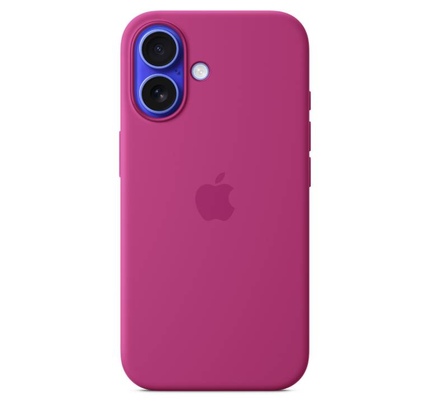 Çexol Apple iPhone 16 Silicone Case with MagSafe - Fuchsia (MYY53ZM/A)