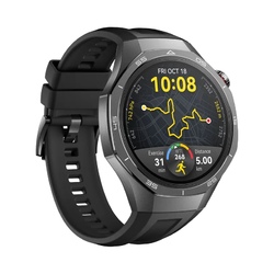 Smart saat HUAWEI GT 5 Pro 46mm Black Fluoroelastomer Strap (55020DGH)