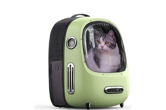 Petkit kiçik itlər və pişiklər üçün ANIMAL BAG BREEZY 2 SMART CAT CARRIER GREEN (P7704 GREEN)