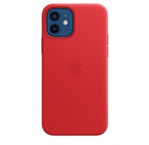 Apple iPhone 12/12 Pro Leather Case with MagSafe - (PRODUCT)RED - MHKD3ZM/A