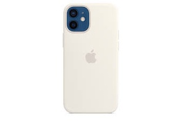 Çexol iPhone 12 MINI SILICONE CASE WITH MAGSAFE - WHITE (MHKV3ZM/A)