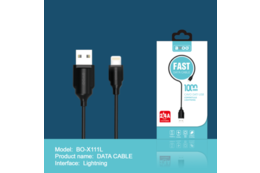 Kabel BWOO TPE Data Cable 2.4A  Fast Charge Lightning (BO-X-111L)