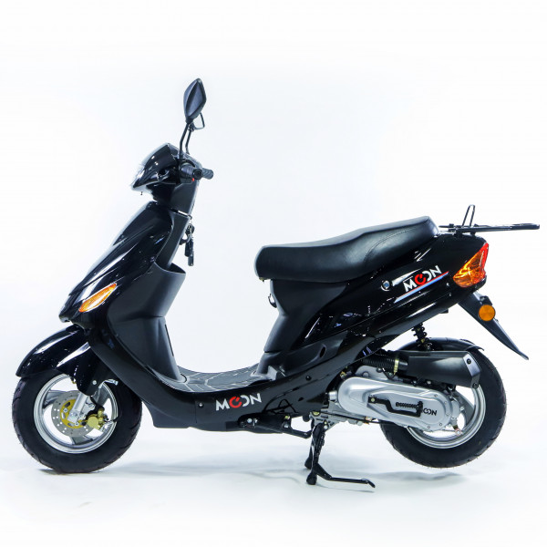 🛵 Moped MOON ZX50QT-7 BLACK | Baku Electronics